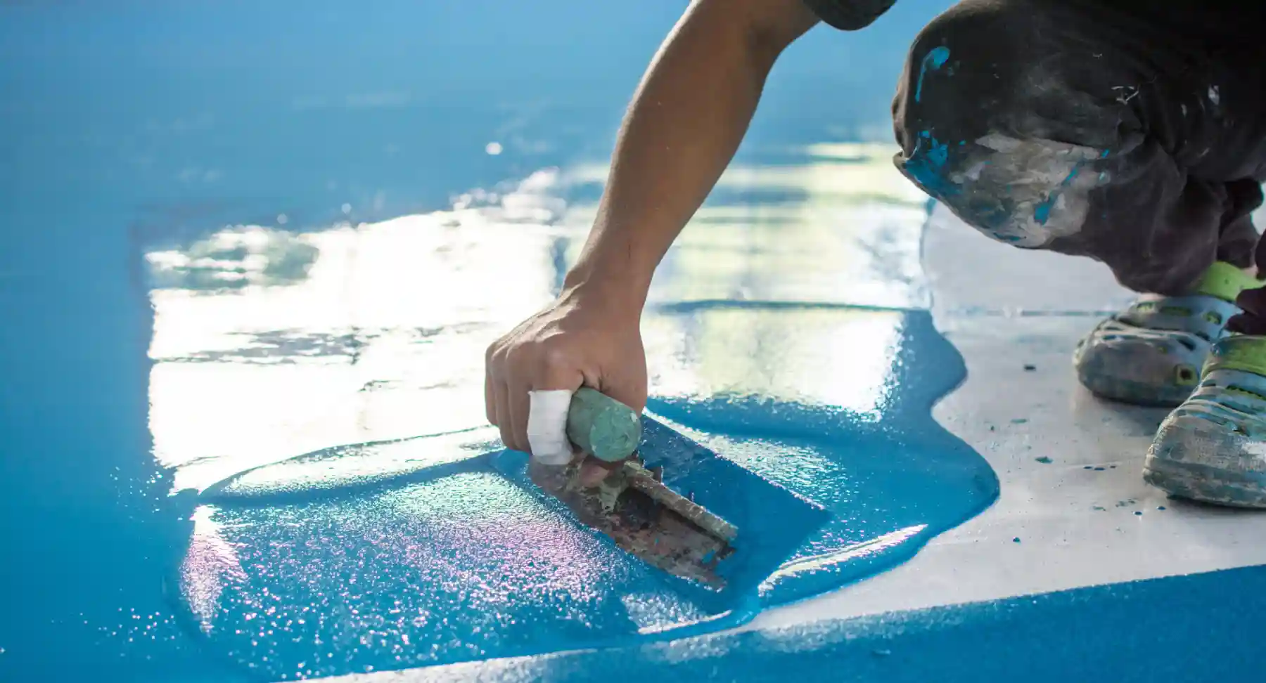 High-Build Epoxy Flooring at IKD Peshawar by Omniprime Construction