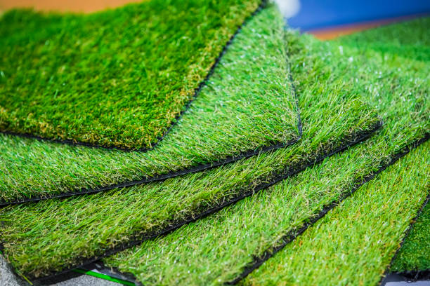 Artificial turf installation in Pakistan for football fields, sports grounds, and landscaping